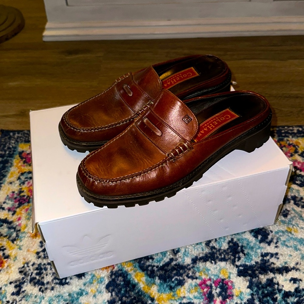 Cole Haan Country Red Penny Loafers